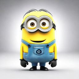 A Minion from the Despicable Me series crying