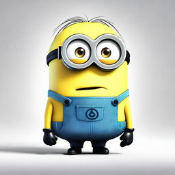 A Minion from the Despicable Me series crying