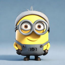 An elderly Minion from the Despicable Me series