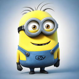 An elderly Minion from the Despicable Me series