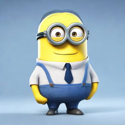 An elderly Minion from the Despicable Me series