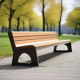 A long seat designed for multiple people to sit on