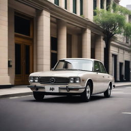 A retro-styled 2024 Mazda Luce