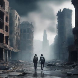 A dystopian society collapsing due to a lack of oxygen, titled 'Final Breath - Week 0: The Week We Ran Out of Air'