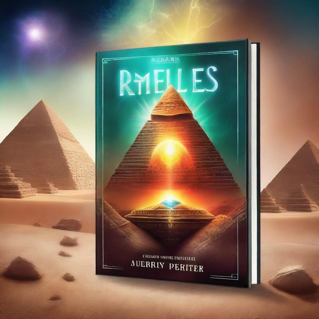 A science fiction book cover titled 'Timeless Relics'