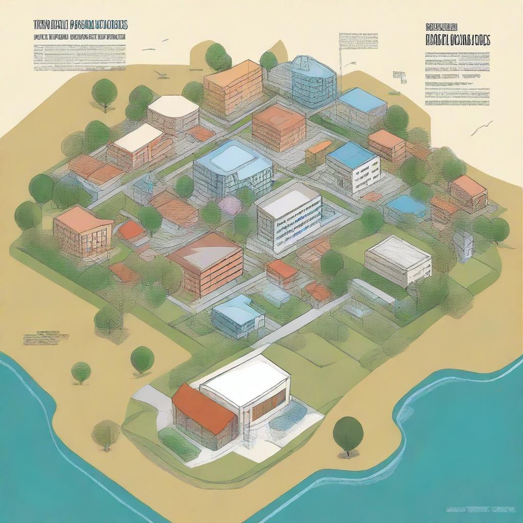 An informative illustration depicting the concept of territorial planning