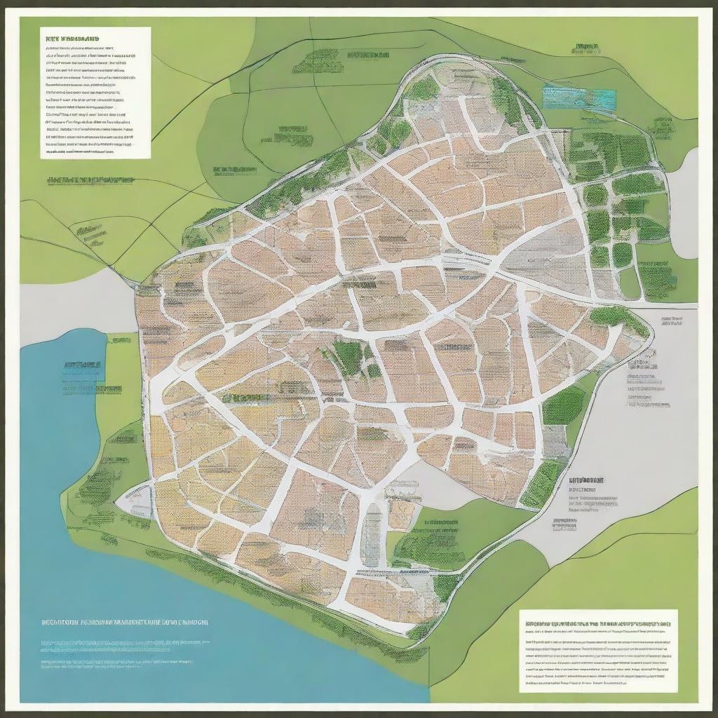 An informative illustration depicting the concept of territorial planning