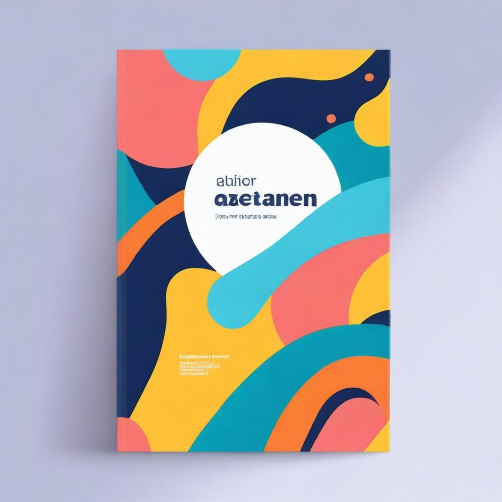 Design a new textbook cover that is modern and engaging