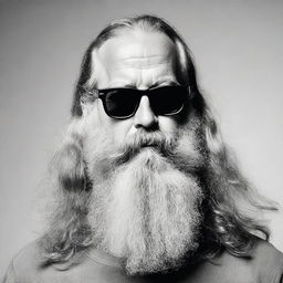 A detailed portrait of Rick Rubin wearing glasses