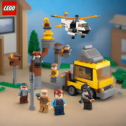 Create a detailed LEGO set inspired by the game Squad Busters