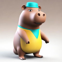 Create a toy featuring a capybara from the 'Legend of Goat Simulator 3: Multiverse of Nonsense'