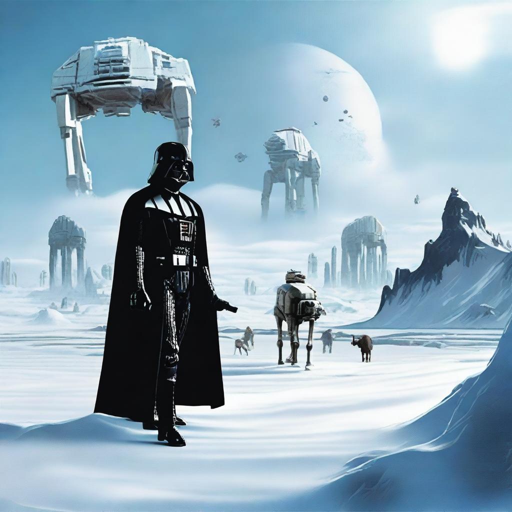 Create an image inspired by Star Wars: Episode V - The Empire Strikes Back (1980)