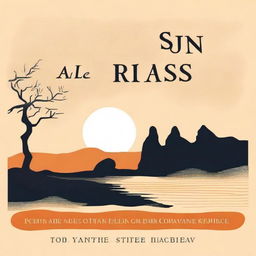 Create a book cover for 'The Sun Also Rises'