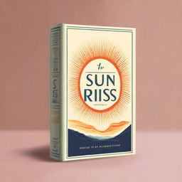 Create a book cover for 'The Sun Also Rises'