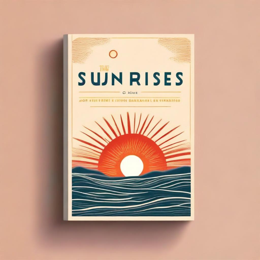 Create a book cover for 'The Sun Also Rises' by Ernest Hemingway