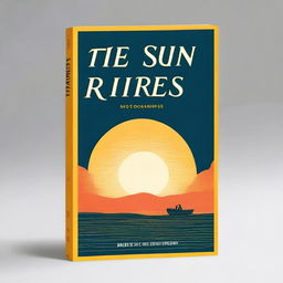 Create a book cover for 'The Sun Also Rises' by Ernest Hemingway