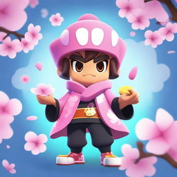 Create a new Brawl Stars skin named 'SAKURA ANTONY'