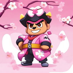 Create a new Brawl Stars skin named 'SAKURA ANTONY'