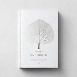 Book cover with a simple, silver foil outline of a tree or a path, symbolizing growth and progress