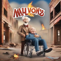 Create a comedy movie poster that reads 'MALLTOWN 2'