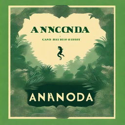 Design a book cover for 'Anaconda' by Horacio Quiroga, originally published in 1921