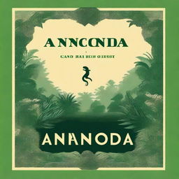 Design a book cover for 'Anaconda' by Horacio Quiroga, originally published in 1921