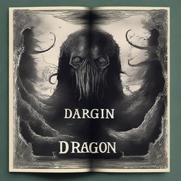 Design a book cover for 'Dagon' by H