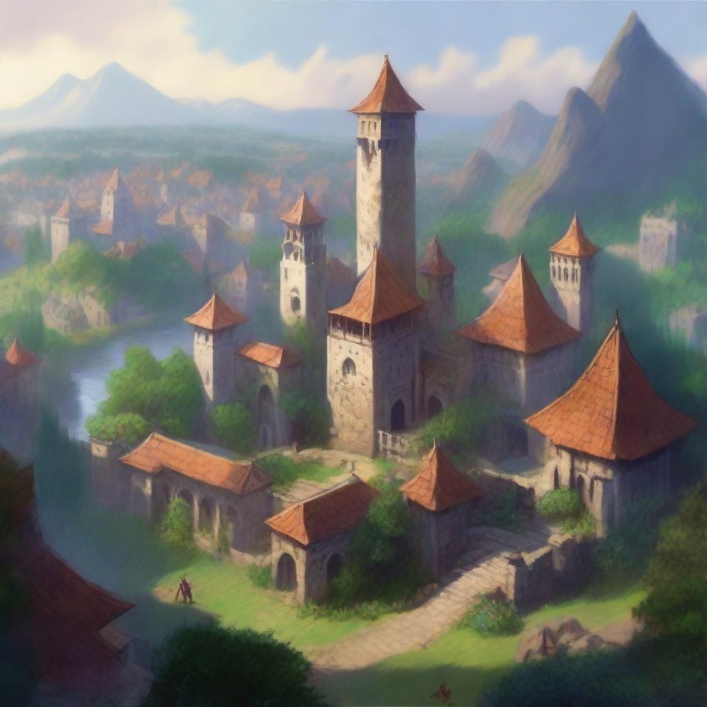 A distant view of an ancient kingdom