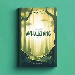 A captivating book cover with the title 'Awakening'