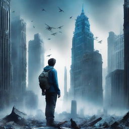 Create a cover and back cover for a dystopian novel