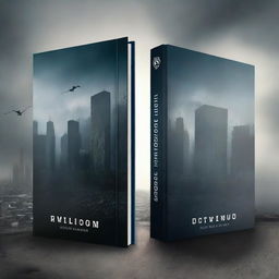 Create a cover and back cover for a dystopian novel