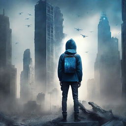 Create a cover and back cover for a dystopian novel