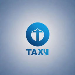 Create a logo for 'TAIS Income Tax', combining easily readable text with a recognizable symbol. The logo design should exude stability and reliability, using a color palette of traditional shades of blues or grays.