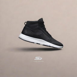 Design a detailed logo for a sneaker brand, combining modern aesthetics with athletic dynamism.