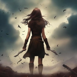 Create a book cover for a novel titled 'The Fall of the Gods'