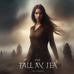 Create a book cover for a novel titled 'The Fall of the Gods'