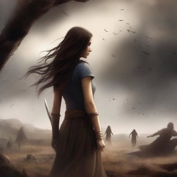 Create a book cover for a novel titled 'The Fall of the Gods'