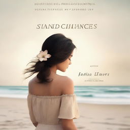 A romantic book cover titled 'Second Chances' with a mostly black background