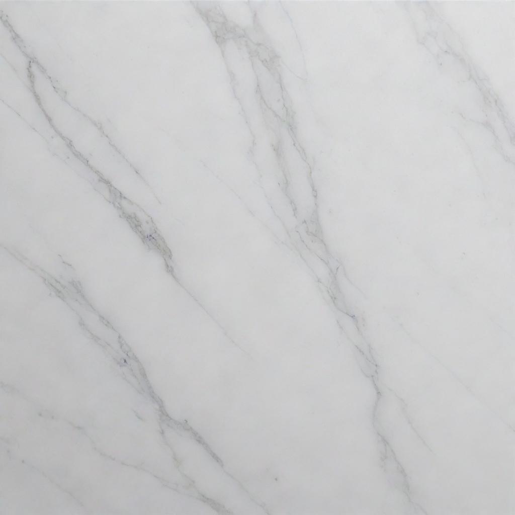 A strikingly realistic depiction of a sleek, polished marble with surrounding light reflections.