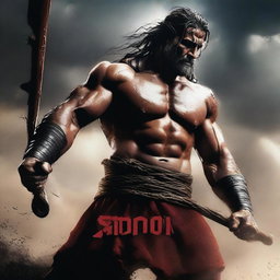 Create a dramatic and visually striking poster for the Netflix movie 'SAMSON