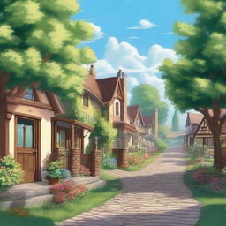A picturesque small town named Heavenwood