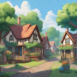 A picturesque small town named Heavenwood