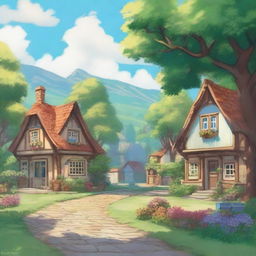 A picturesque small town named Heavenwood