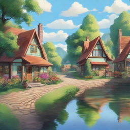A picturesque small town named Heavenwood