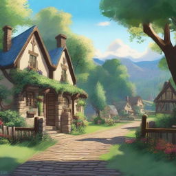 A picturesque small town named Heavenwood