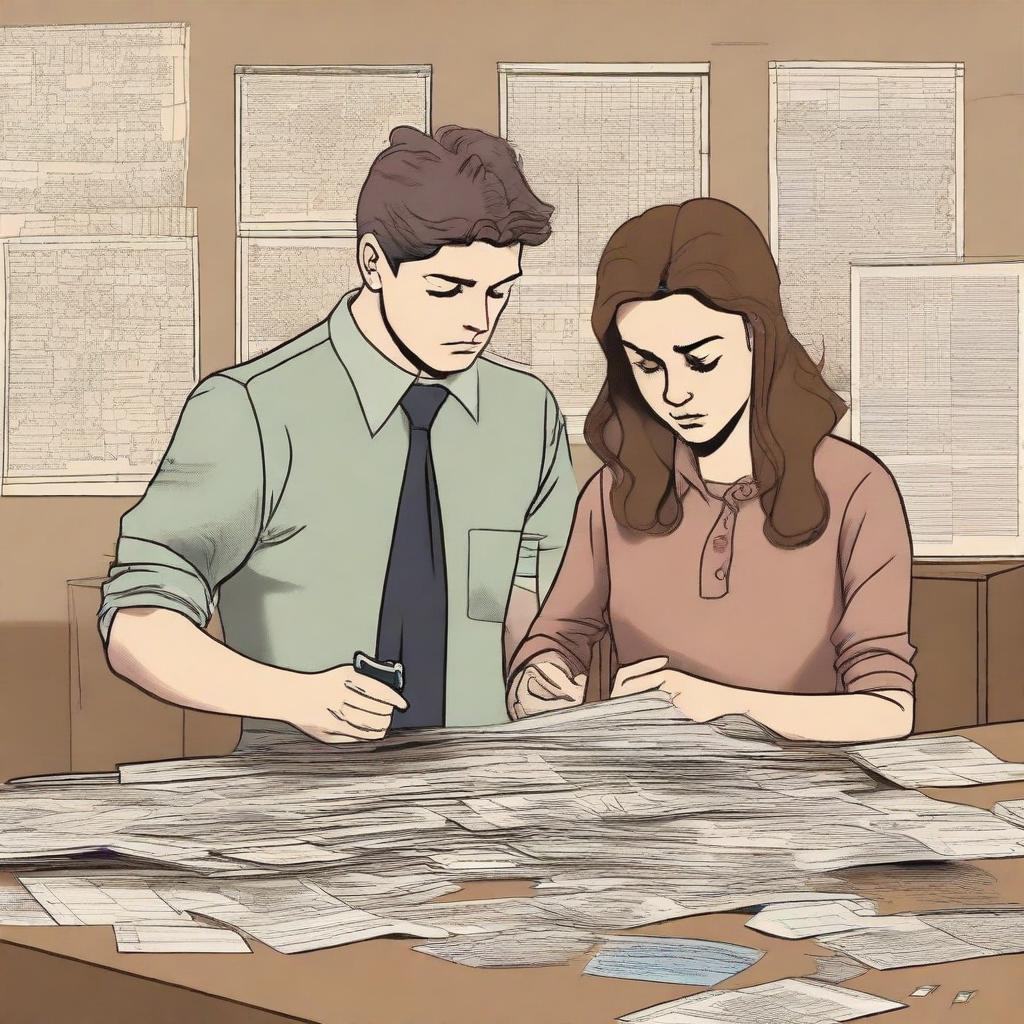 Julia and Ethan, a determined duo, work together to find a missing woman