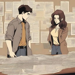 Julia and Ethan, a determined duo, work together to find a missing woman