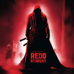 Design a professional movie poster titled 'Red Night'