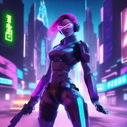 Create an image of a futuristic cyberbrawl character named Lance