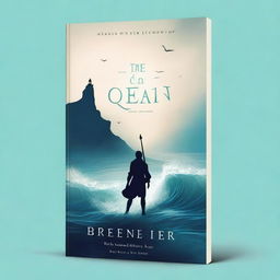 Design a captivating book cover for 'The Ocean’s Heir' featuring an intriguing background